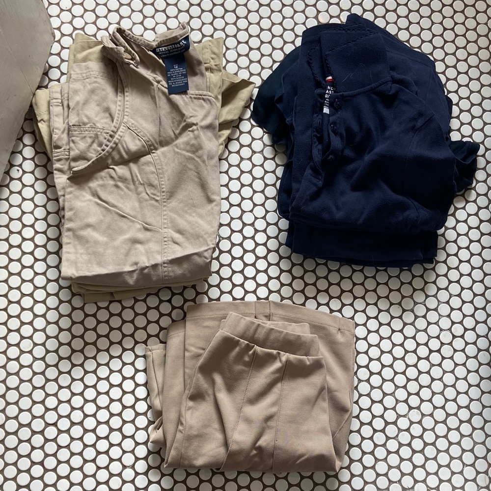 10/12 girls school uniform lot—11 items!